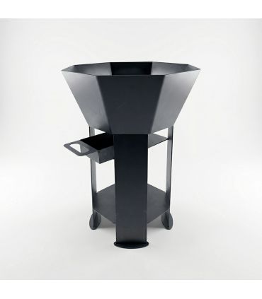 Braséro nu extérieur AKNOR, acier, thermolaqué, 60cm de diamètre - Jardin d'Acier RLD-AK-60