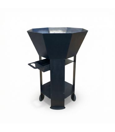 Braséro nu extérieur AKNOR, acier, thermolaqué, 60cm de diamètre - Jardin d'Acier RLD-AK-60