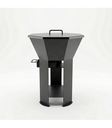 Pack Braséro extérieur AKNOR avec couvercle - Jardins d'Acier PACK-AK-1