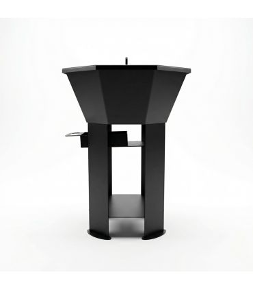 Pack Braséro extérieur AKNOR avec couvercle - Jardins d'Acier PACK-AK-1