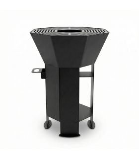 Pack Braséro extérieur AKNOR avec plaque de cuisson grillade - Jardin d'Acier PACK-AK-2