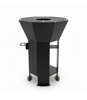 Pack Braséro extérieur AKNOR avec plaque de cuisson grillade - Jardin d'Acier PACK-AK-2