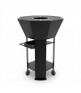 Pack Braséro extérieur AKNOR avec plaque de cuisson grillade - Jardin d'Acier PACK-AK-2