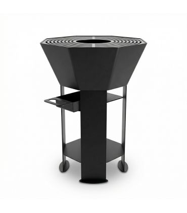 Pack Braséro extérieur AKNOR avec plaque de cuisson grillade - Jardin d'Acier PACK-AK-2