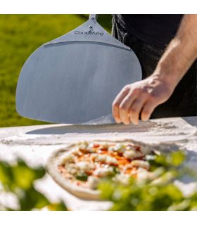 Pelle a pizza, acier inoxydable, 31x105cm, CookKing, 121232