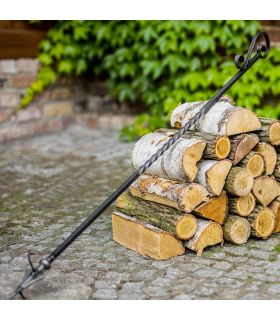 Tisonnier pour braséro, acier naturel, 100cm, CookKing, 111321