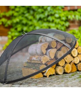 Grille de protection pour braséro de jardin, 99cm de diamètre, en maille , CookKing, 111313