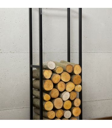 Porte bûches CORNEL pour cheminée, 150x150x20cm, CookKing, 333232