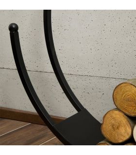 Porte bûches design SPIRAL, 80cm, CookKing, 333238
