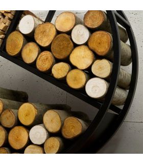 Porte bûche en métal DIEGO, 80cm, CookKing, 333237