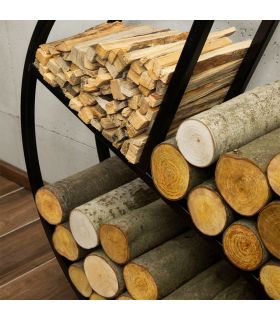 Porte bûche en métal DIEGO, 80cm, CookKing, 333237