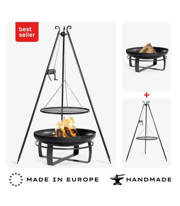 Braséro VIKING XXL 80cm complet multifonction CookKing PACK-111562-3