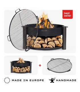 Braséro MONTANA 80cm grille large stable CookKing PACK-111248-1