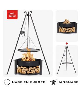 Braséro MONTANA 80cm complet multifonction CookKing PACK-111248-2