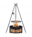 Braséro MONTANA 80cm complet multifonction CookKing PACK-111248-2