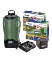 Pack brumisateur anti-moustiques Stocker Geyser E-25 MI 25L 21V avec batterie 4 Ah, chargeur et kit tuyau 125 m - PACK-STOC-43