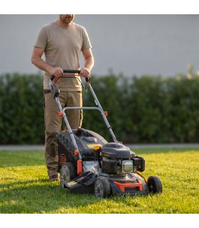 Tondeuse thermique 46 cm 123cc mulching inclus - POPSTER TLM046SB L123
