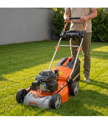 Tondeuse thermique autotractée 150cc 46cm coupe mulching DAEWOO DLM4600SP