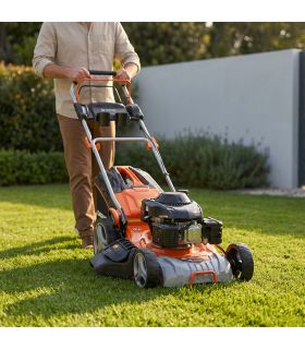 Tondeuse thermique autotractée 150cc 46cm coupe mulching DAEWOO DLM4600SP
