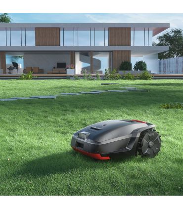 Robot tondeuse sans fil 18V, coupe 24 cm, RTK+VSLAM, 800 m² - POPSTER Unicut N1