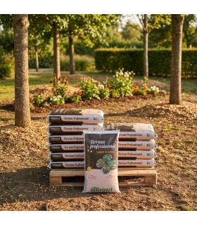 Palette de 10 sacs de 70 l de terreau prêt à l'emploi Fleurissement PAE Florivert NEG01617-10x70