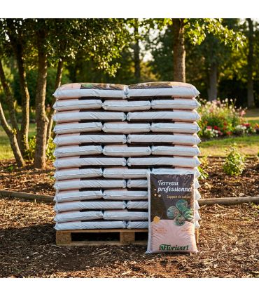 Palette de 36 sacs de 70 l de terreau prêt à l'emploi Fleurissement PAE Florivert NEG01617-36x70