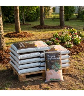 Pack de 10 sacs de terreau français pour plantes vertes et fleurs Flori Horticole 70L NEG01644-10x70