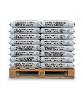 Palette de 20 sacs de 50L de substrat gazon pour regarnissage de pelouses Florivert NEG01645-20x500