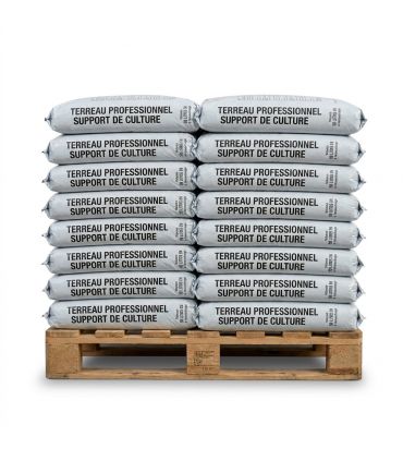 Palette de 20 sacs de 50L de substrat gazon pour regarnissage de pelouses Florivert NEG01645-20x500