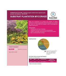 Substrat plantation mycorhizé, 48 sacs de 50 litres - PRO443-48x50