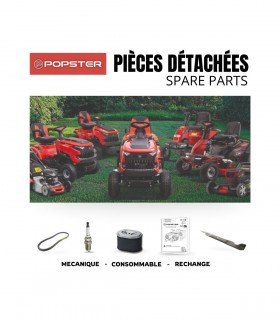 Vis de lame tracteur tondeuse POPSTER LT1108SH-L546 20061267