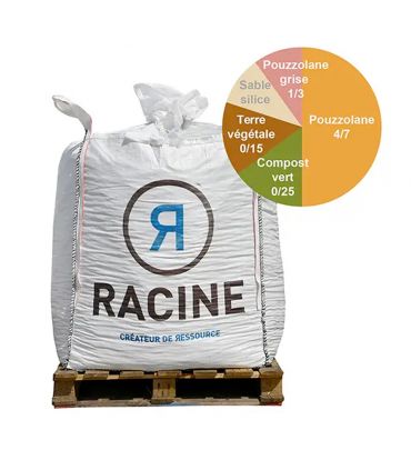 Substrat de lit de pose pour dalles EVER GREEN Big bag de 1m3 PRO421