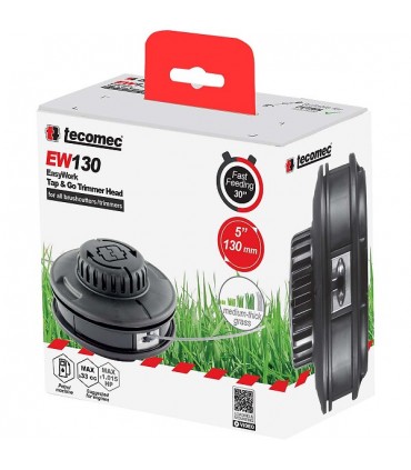 Tête débroussailleuse Tap and Go Tecomec EW130 130mm adaptateur Femelle M8x1.25 gauche