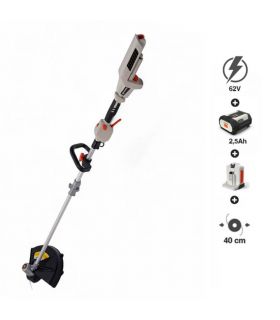 PACK coupe-bordures à batterie 62V DAEWOO puissante batterie et chargeur inclus DALST62BL-16D-2-5Ah