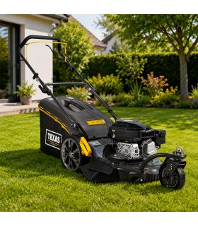 Tondeuse thermique Tractéé 145cc 3 roues avec coupe mulching 46cm - TEXAS ZT4675TR/W