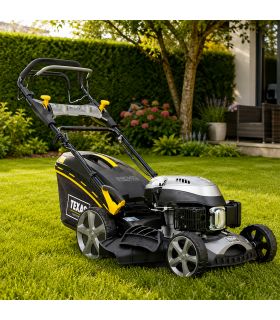 Tondeuse thermique tractée 173 cc 4,3cv, largeur de coupe de 51 cm, fonction mulching, avec pack d'accessoires - TEXAS