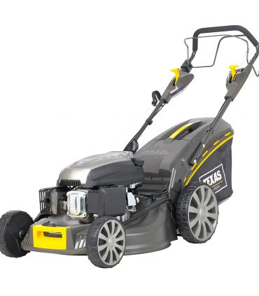 Tondeuse thermique tractée 196 cc, coupe mulching 53cm, bac ramassage 65 litres - TEXAS Premium 5320TR/W