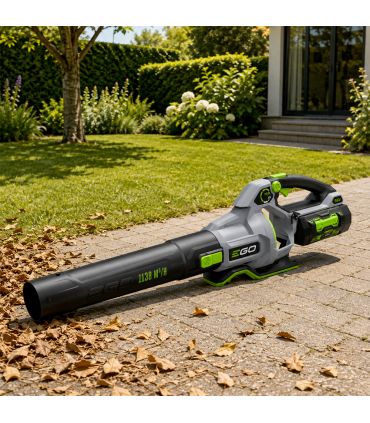 Souffleur de feuilles 56V, 1138 m³/h, batterie 5Ah & chargeur rapide inclus - EGO LB6704E