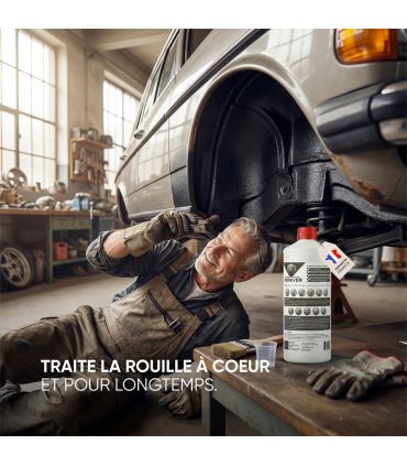 Convertisseur de rouille 0,5L longue durée, séchage rapide - FEREVER CV01 