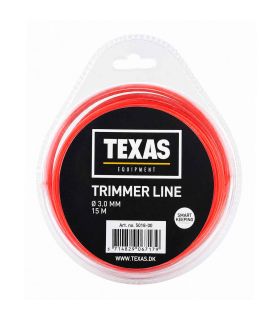 Fil professionnel étoile pour débroussailleuse 3mm, 15 mètres - TEXAS 5018-00