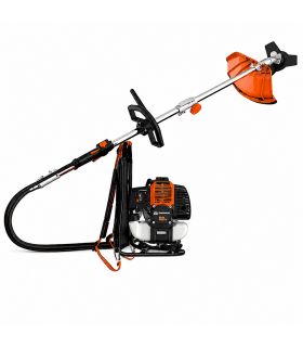Débroussailleuse à dos thermique DAEWOO 2 temps, 51,7 cm3, avec fil et lames 3 dents - DBC520BG