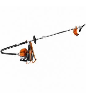 Débroussailleuse à dos thermique DAEWOO 2 temps, 51,7 cm3, avec fil et lames 3 dents - DBC520BG