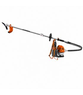 Débroussailleuse à dos thermique DAEWOO 2 temps, 51,7 cm3, avec fil et lames 3 dents - DBC520BG