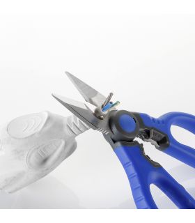 Ciseaux électricien dénude-fils 160mm avec étui ALYCO
