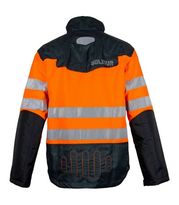Veste anti-coupure Veste glow orange SOLIDUR HVVEOR