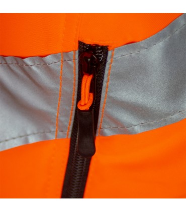 Veste anti-coupure Veste glow orange SOLIDUR HVVEOR