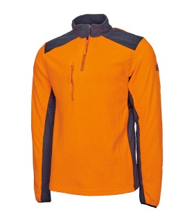 Polaire gaufree orange SOLIDUR COB