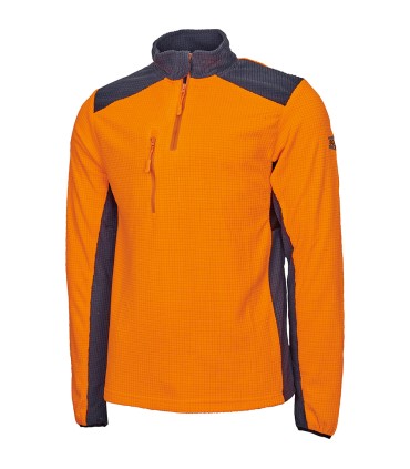 Polaire gaufree orange SOLIDUR COB
