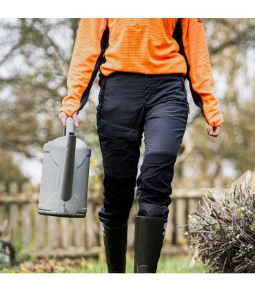 Polaire gaufree orange SOLIDUR COB