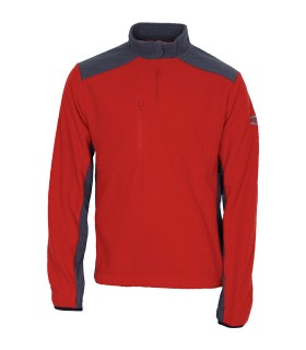 Polaire gaufree rouge SOLIDUR COBRE
